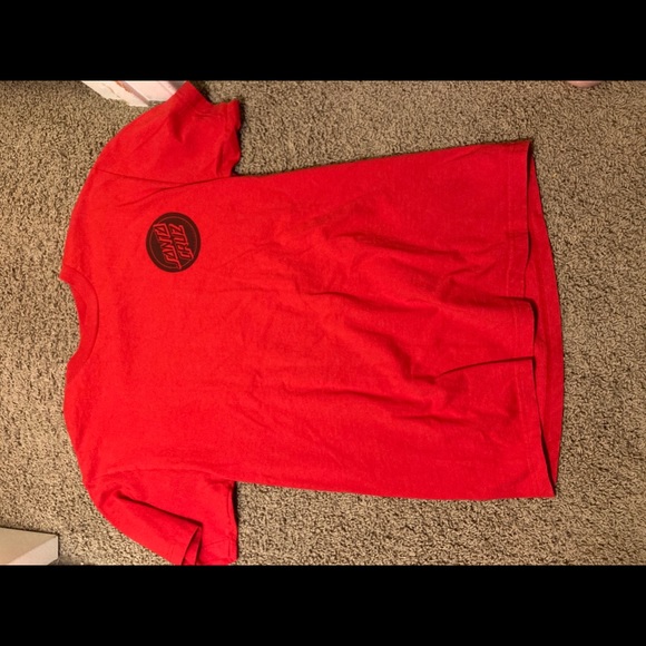red santa cruz shirt
